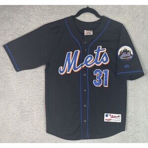 VTG Rawlings Authentic Jersey Mike Piazza #31 New York Mets Size 14/16 (38) Sewn